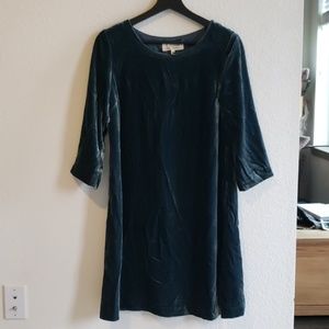 Seasalt Cornwall | Blue velvet shift Dress